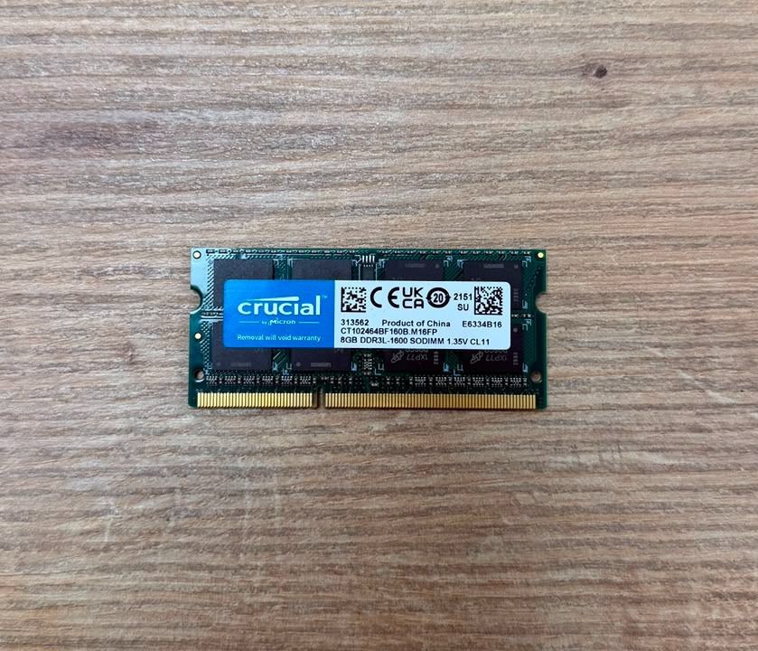 Crucial 8GB 1600 MHz CL11 CT102464BF160B DDR3 Ram